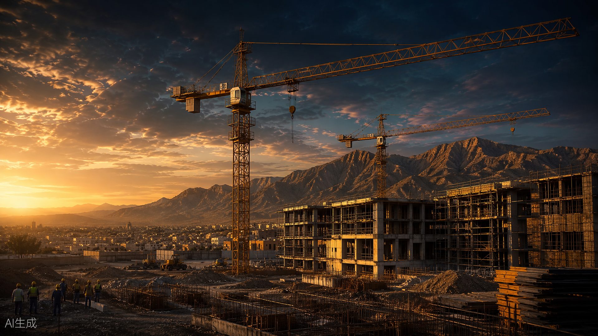 Roman Visa Construction Company at work